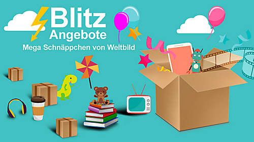 Nur heute: Blitzangebote - Mega Schnäppchen von Weltbild Nur heute: Blitzangebote - Mega Schnäppchen von Weltbild