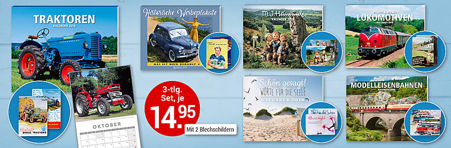 Bild Collage (Kalender + 2 Blechschilder) Bild Collage (Kalender + 2 Blechschilder)