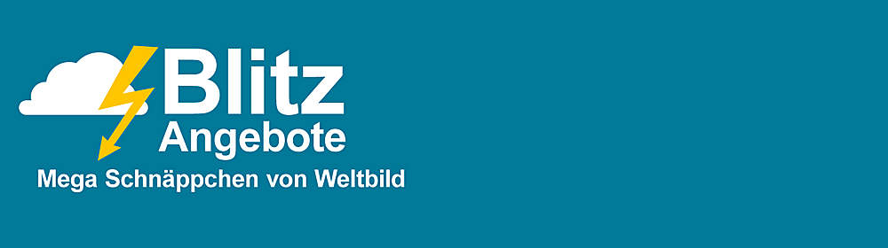 ##++ Sparen für Schnelle ++
Unsere Blitzangebote: 30 ausgewählte Top-Angebote, **zeitlich limitiert** und nur **solange der Aktions-Vorrat** reicht – **schnell sein lohnt sich!** Diese Blitzangebote gelten nur bis maximal 20.09.19, 24 Uhr.
####Jetzt blitzschnell zuschlagen und Mega Schnäppchen sichern!####
Nie wieder Schnäppchen verpassen: Jetzt den Weltbild-Newsletter abonnieren und immer bestens informiert sein!
{{ button href="/service/newsletter" text="Jetzt gratis anmelden" }}