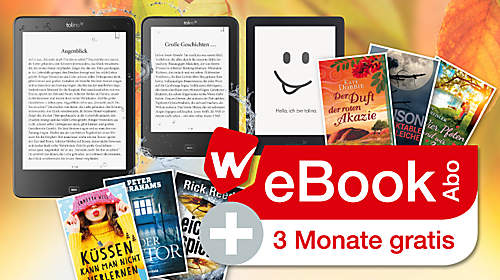 tolino eReader + WeBookAbo 3 Monate gratis tolino eReader + WeBookAbo 3 Monate gratis