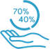 Bis zu 70% Honorar Bis zu 70% Honorar