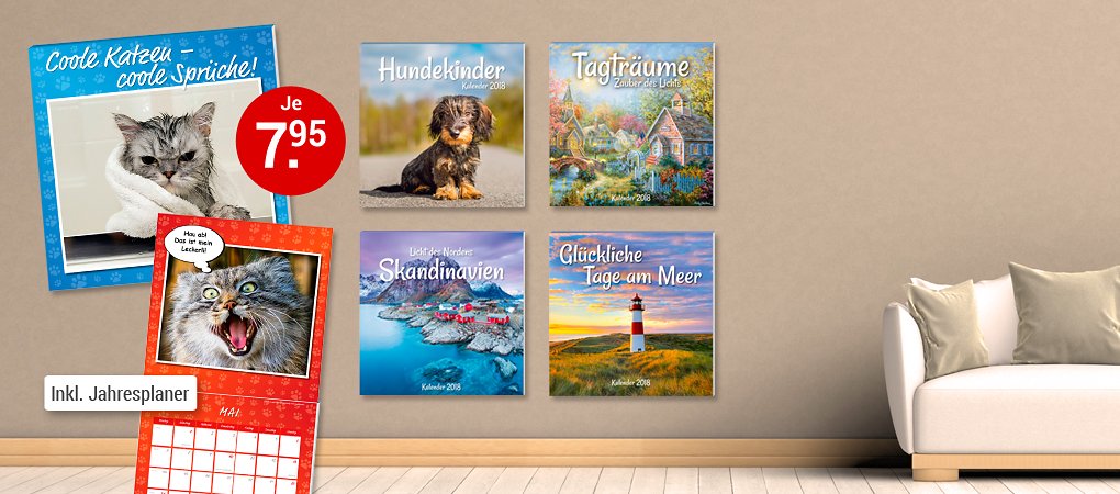 Kalender 2018 - Weltbild.ch