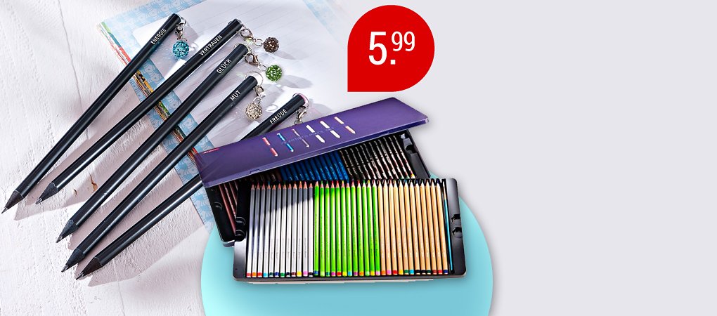 Bleistifte mit Charms