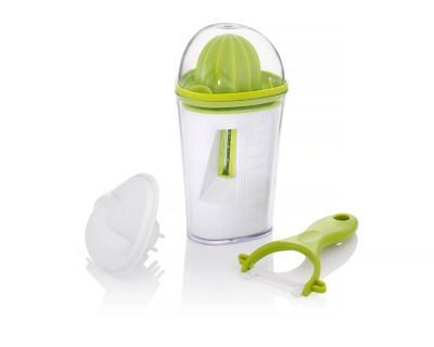 2 in 1 Spiralschneider und Saftpresse / Geschenkset