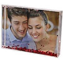 3D Bilderrahmen Herzglitter 3D Bilderrahmen Herzglitter
