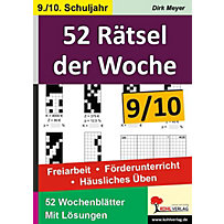 52 Rätsel der Woche / Klasse 9-10 52 Rätsel der Woche / Klasse 9-10