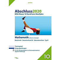 Abschluss 2020 - MSA Klasse 10 Nordrhein-Westfalen Mathematik, m. CD-ROM Abschluss 2020 - MSA Klasse 10 Nordrhein-Westfalen Mathematik, m. CD-ROM