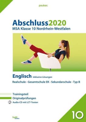 Abschluss 2020 - MSA Klasse 10 Nordrhein-Westfalen Englisch, m. Audio-CD