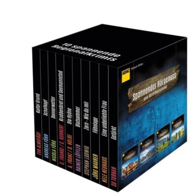 ADAC Hörbuch-Edition Regionalkrimis 2017, 10 MP3-CDs