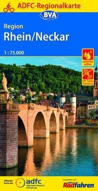 ADFC-Regionalkarte Region Rhein/Neckar