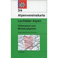 Alpenvereinskarte Lechtaler Alpen, Heiterwand und Muttekopfgebiet Alpenvereinskarte Lechtaler Alpen, Heiterwand und Muttekopfgebiet