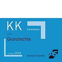 Alpmann-Cards, Karteikarten (KK): Karteikarten Grundrechte Alpmann-Cards, Karteikarten (KK): Karteikarten Grundrechte