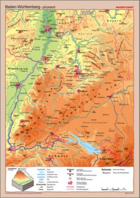 Baden-Württemberg, Posterkarte Buch versandkostenfrei bei Weltbild.de