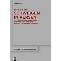 Beiträge zur Altertumskunde: 328 Schweigen in Versen Beiträge zur Altertumskunde: 328 Schweigen in Versen
