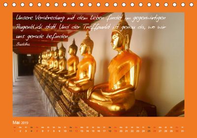 Buddha Zitate Tischkalender 2019 Din A5 Quer Kalender