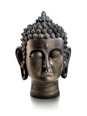 Buddhakopf aus Stein 30cm Buddha Kopf Handarbeit aus Bali Exclusiv