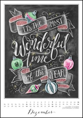 Chalkboard Sprüchekalender Happiness 2019 Kalender Bestellen