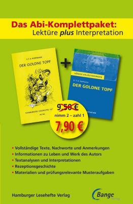 Das Abi-Komplettpaket. Lektüre plus Interpretation - Der goldne Topf - E. T. A. Hoffmann | 