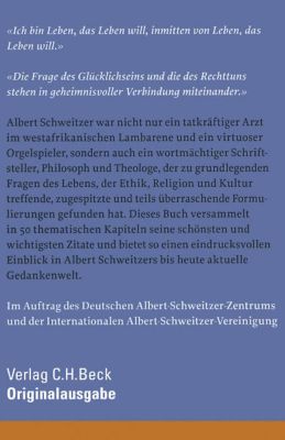 Das Buch Der Albert Schweitzer Zitate Buch Portofrei Weltbildat