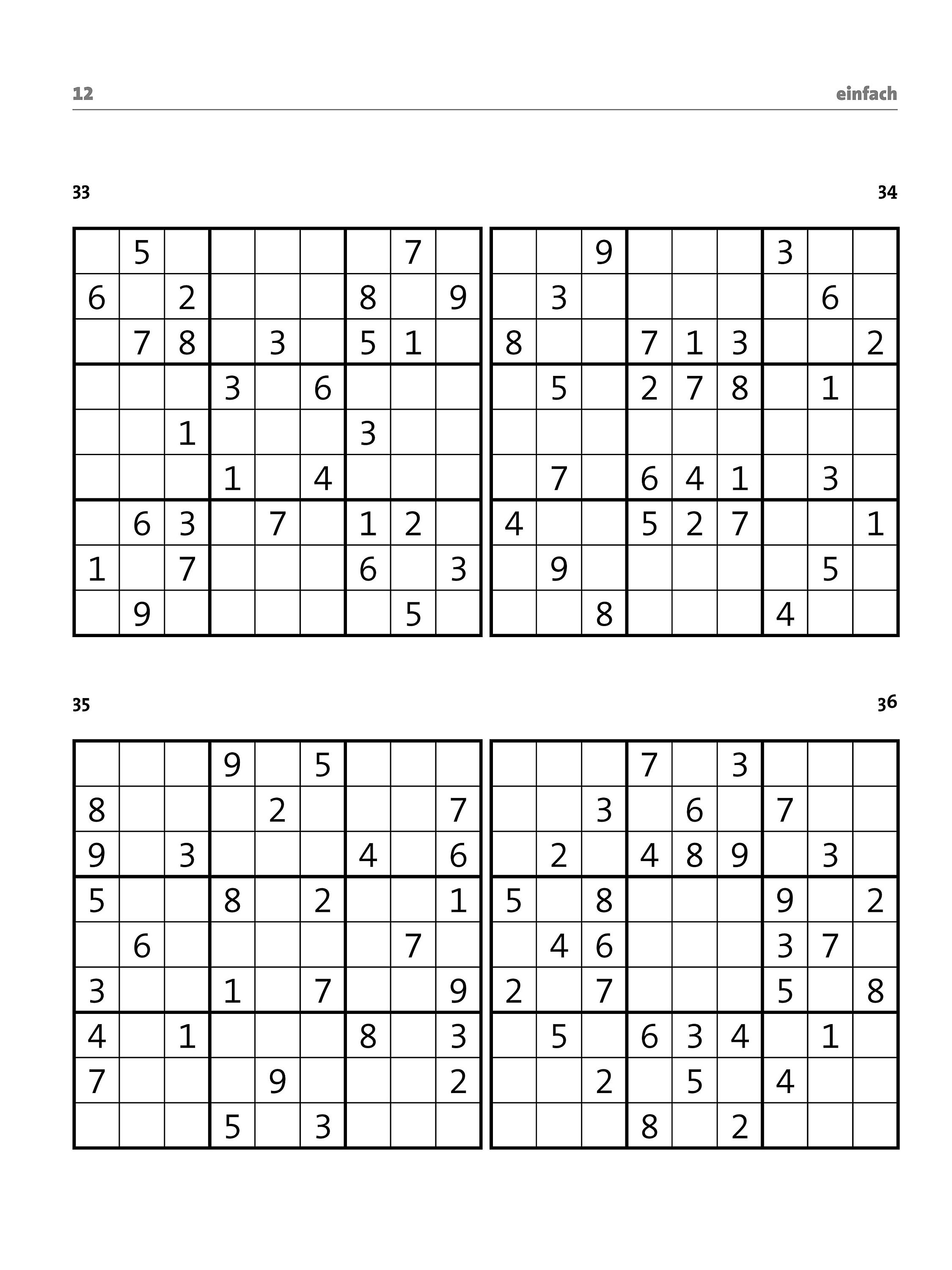 Sudoku sehr schwer denksport
