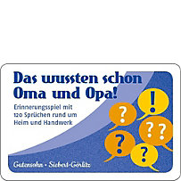 Das wussten schon Oma und Opa! (Kartenspiel) Das wussten schon Oma und Opa! (Kartenspiel)