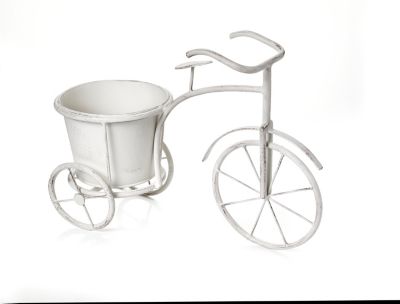 Pflanzfahrrad Deko Fahrrad Zum Bepflanzen Deko Fahrrad Mit Pflanzkorben Teichdeko Garten Terrasse Teichdeko Gartenfiguren Skulpturen