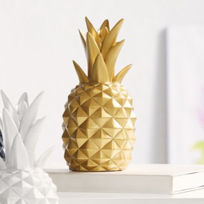 Deko Objekt Ananas Goldfarben Jetzt Bei Weltbildch Bestellen