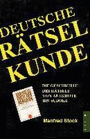 Deutsche Rätselkunde - Manfred Stock | 