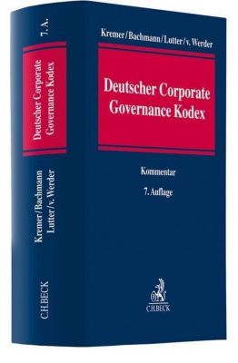 Deutscher Corporate Governance Kodex Kommentar Buch - 