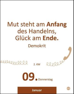 Der burospruchekalender 2014