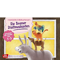 Die Bremer Stadtmusikanten, Kamishibai Bildkartenset Die Bremer Stadtmusikanten, Kamishibai Bildkartenset