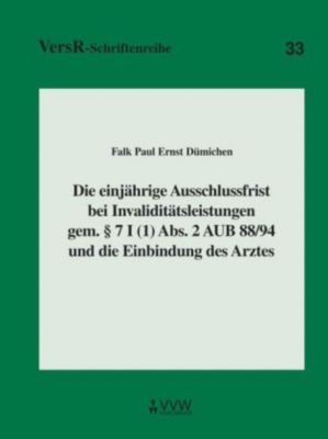 Die Einjährige Ausschlussfrist Bei Invaliditätsleistungen - 