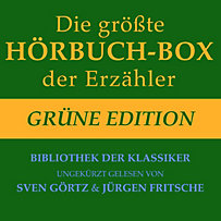 Die größte Hörbuch-Box der Erzähler: Grüne Edition Die größte Hörbuch-Box der Erzähler: Grüne Edition