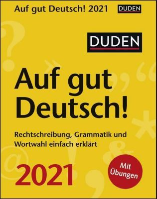 Duden Auf Gut Deutsch 2020 Kalender Bei Weltbild De Bestellen