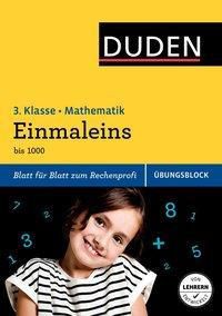 Duden Einfach klasse in Mathematik, Übungsblock: Einmaleins, 3. Klasse