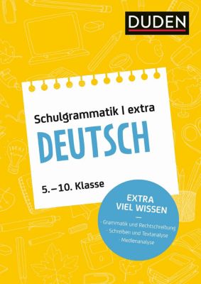 Duden Schulgrammatik Extra Deutsch Buch Versandkostenfrei