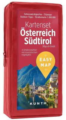 EASY MAP Kartenset Österreich Südtirol, 4 Bl.