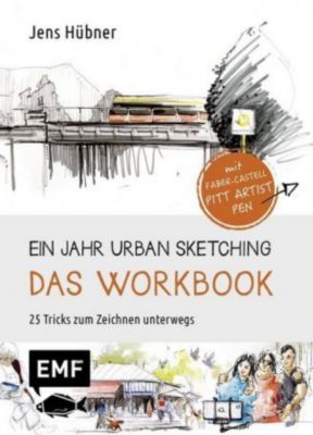 Ein Jahr Urban Sketching - Das Workbook, mit Stift - Jens Hübner | 
