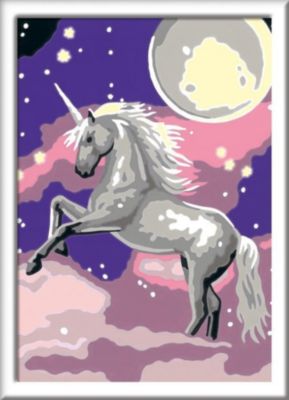 Lovely Unicorn Doodle Carpet Malen Nach Zahlen Malen