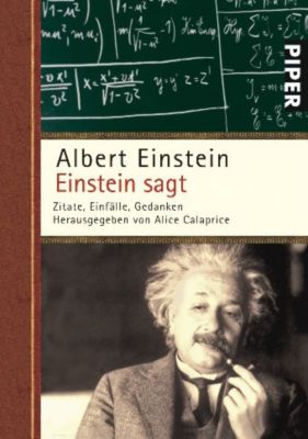 Einstein Sagt Buch Von Albert Einstein Bei Weltbildch Bestellen