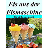Eis aus der Eismaschine Eis aus der Eismaschine