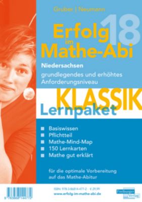 Erfolg im Mathe-Abi 2018 Lernpaket 'Klassik' Niedersachsen