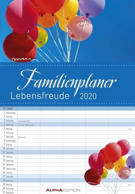 Familienplaner Lebensfreude 2020 Kalender Bei Weltbildde