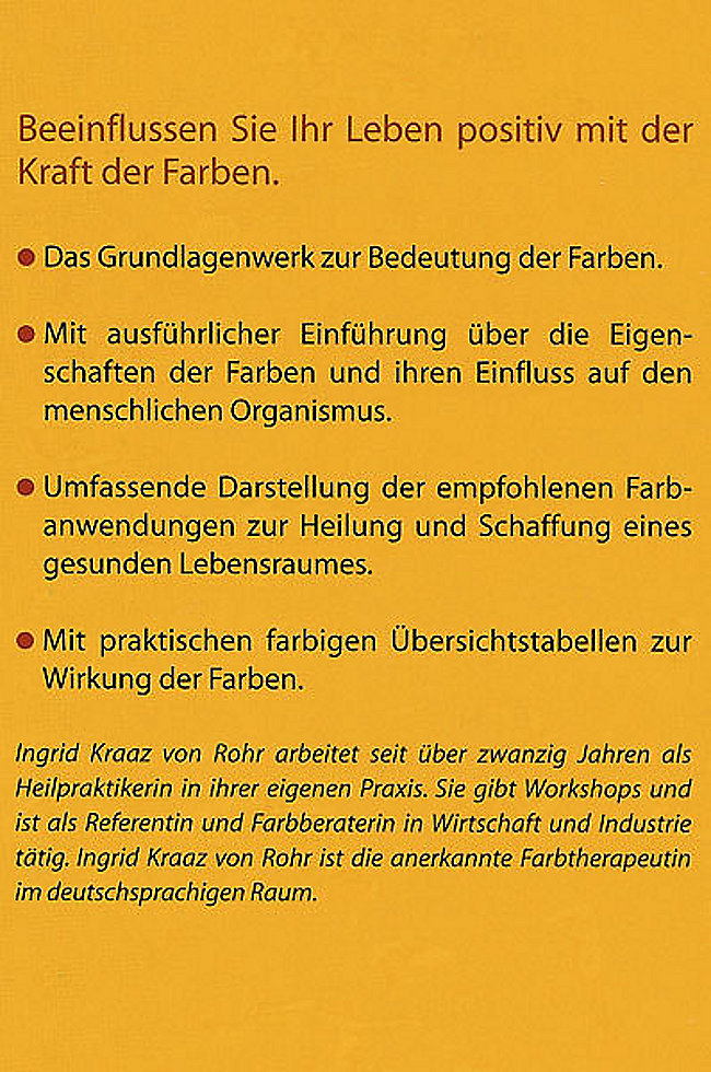wirkung von farben menschliche emotionen anwendung im raum, farbtherapie buch jetzt bei weltbild.ch online bestellen, Design ideen