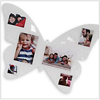 Fotorahmen Acryl-Schmetterling weiß Fotorahmen Acryl-Schmetterling weiß