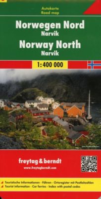 Freytag & Berndt Autokarte Norwegen Nord - Narvik 1 : 400 000; Norway North