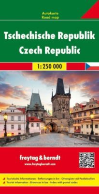 Freytag & Berndt Autokarte Tschechische Republik 1 : 250.000; Ceska republika; Tsjechische Republiek. Czech Republic. Ré