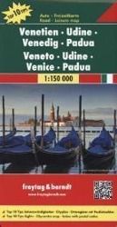 Freytag & Berndt Autokarte Venetien, Udine, Venedig, Padua; Veneto, Udine, Venice, Padua