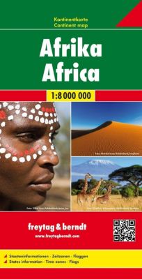 Freytag & Berndt Kontinentkarte Afrika 1:8 Mio.; Africa / Afrique