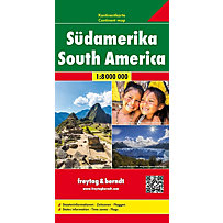 Freytag & Berndt Kontinentkarte Südamerika 1:8 Mio.; South America / Amérique du Sud / Sudamerica Freytag & Berndt Kontinentkarte Südamerika 1:8 Mio.; South America / Amérique du Sud / Sudamerica